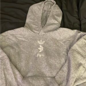 Adidas Heather Gray Hoodie